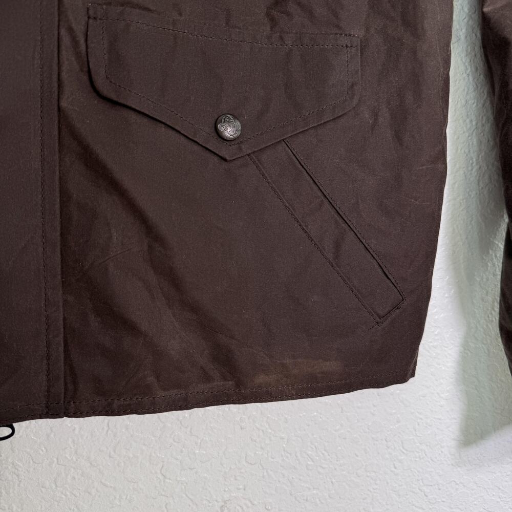 Schaefer Outfitter Rangewax Summit Jacket Mens Medium Brown Waxed Cotton Western - Picture 9 of 14